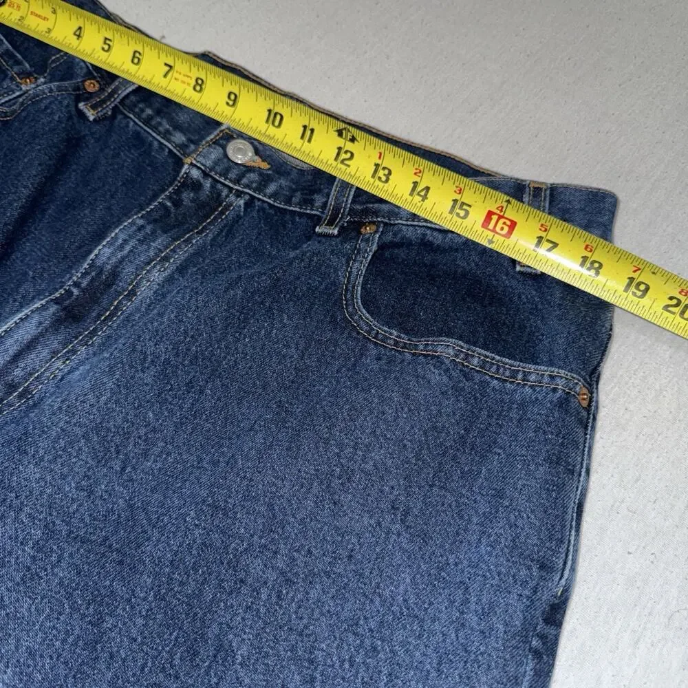 Vtg 90s Levi's 560 Loose Fit Tapered Leg Jeans Men 38x30 Blue Made in USA EUC